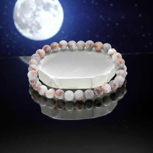 Gemstone Manifestation Bracelet - Blood Spider Stone - Family Bonds