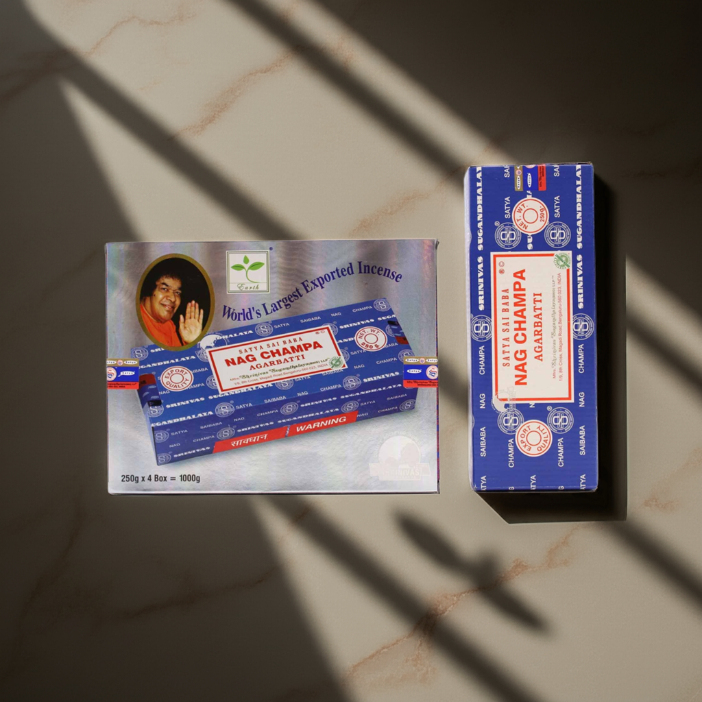 Box of 4 Satya Nagchampa Incense