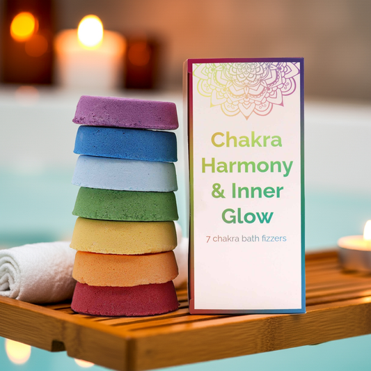 Chakra Bath Fizz - Large Box - Chakra Harmony & Inner Glow