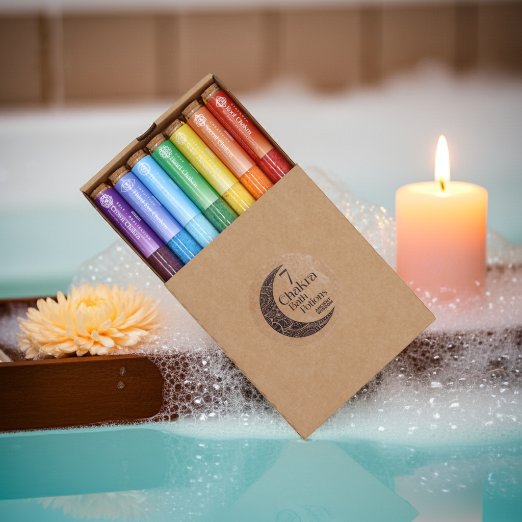 Chakra Bath Salt Vials Collection