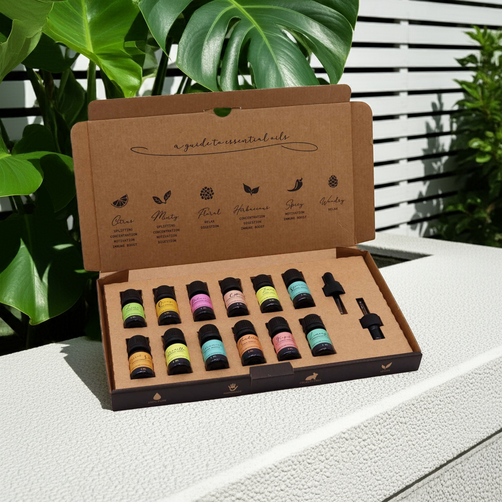 Aromatherapy Summer Essential Oil Gift Set