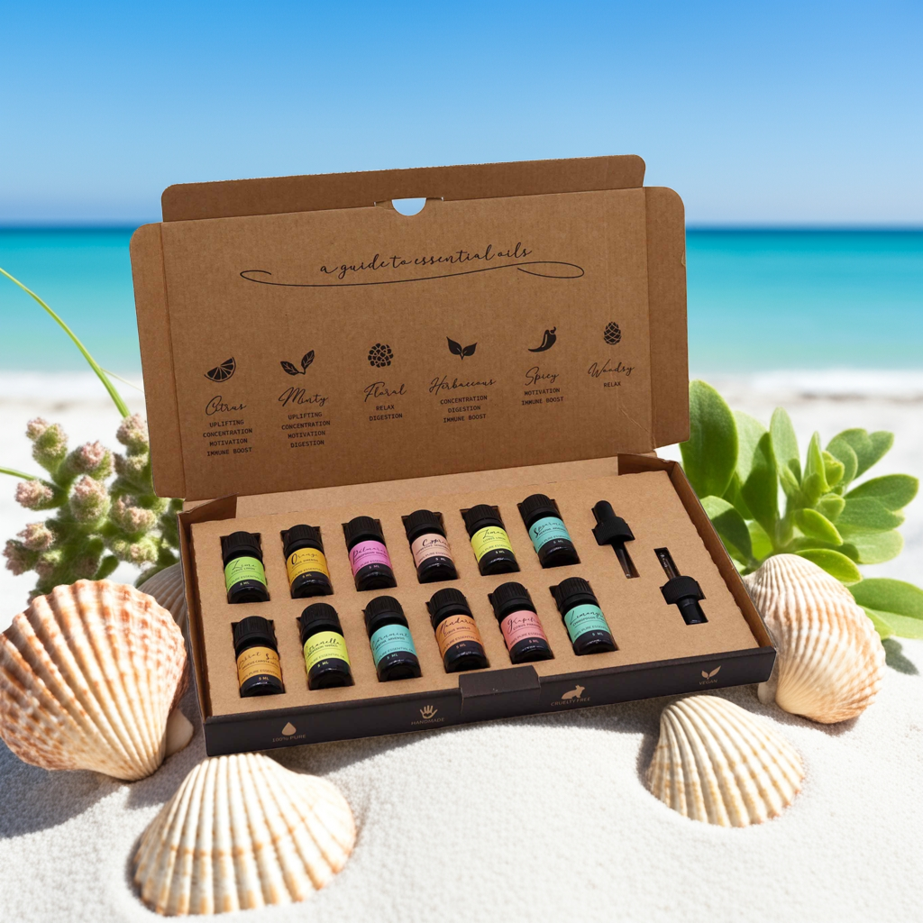 Aromatherapy Summer Essential Oil Gift Set