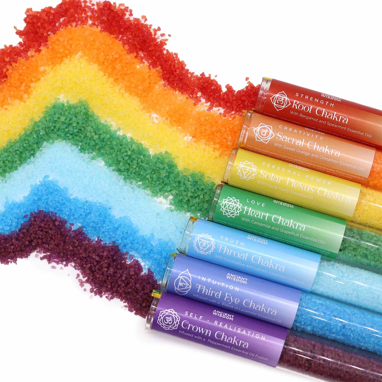 Chakra Bath Salt Vials Collection