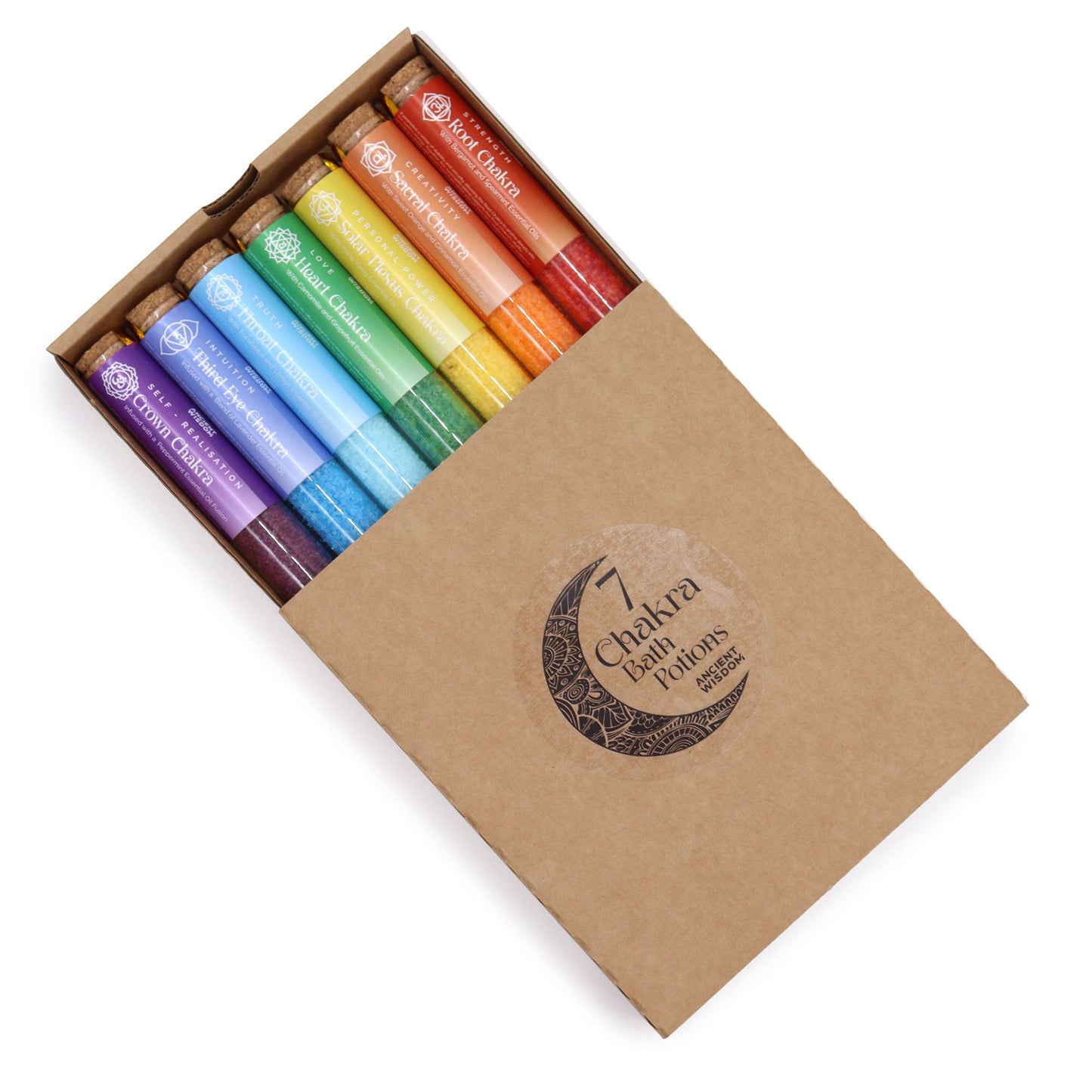 Chakra Bath Salt Vials Collection