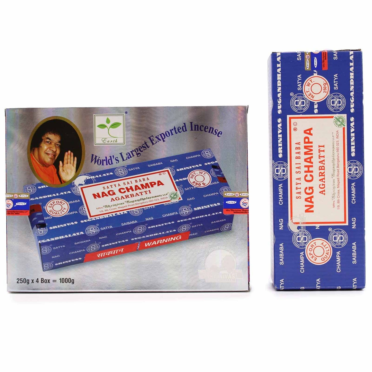 Box of 4 Satya Nagchampa Incense