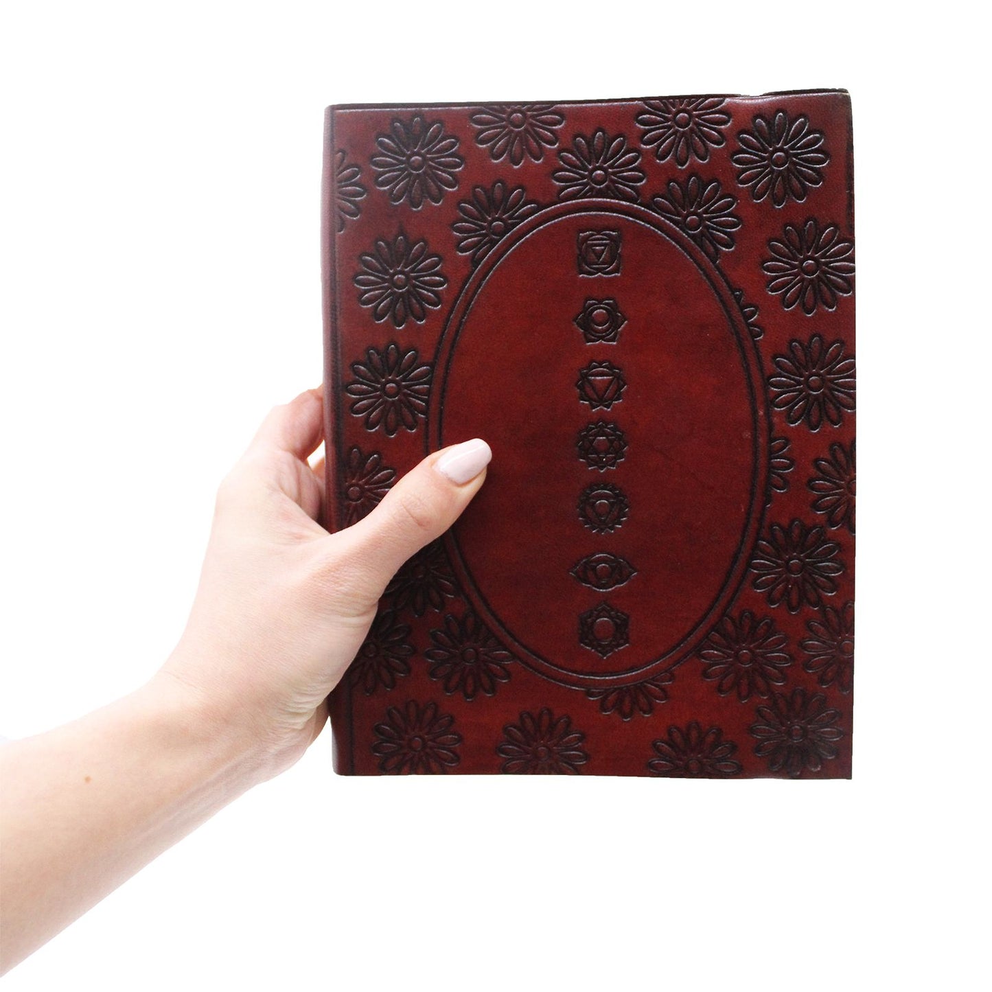 Medium Journal with strap - Tibetan Mandala