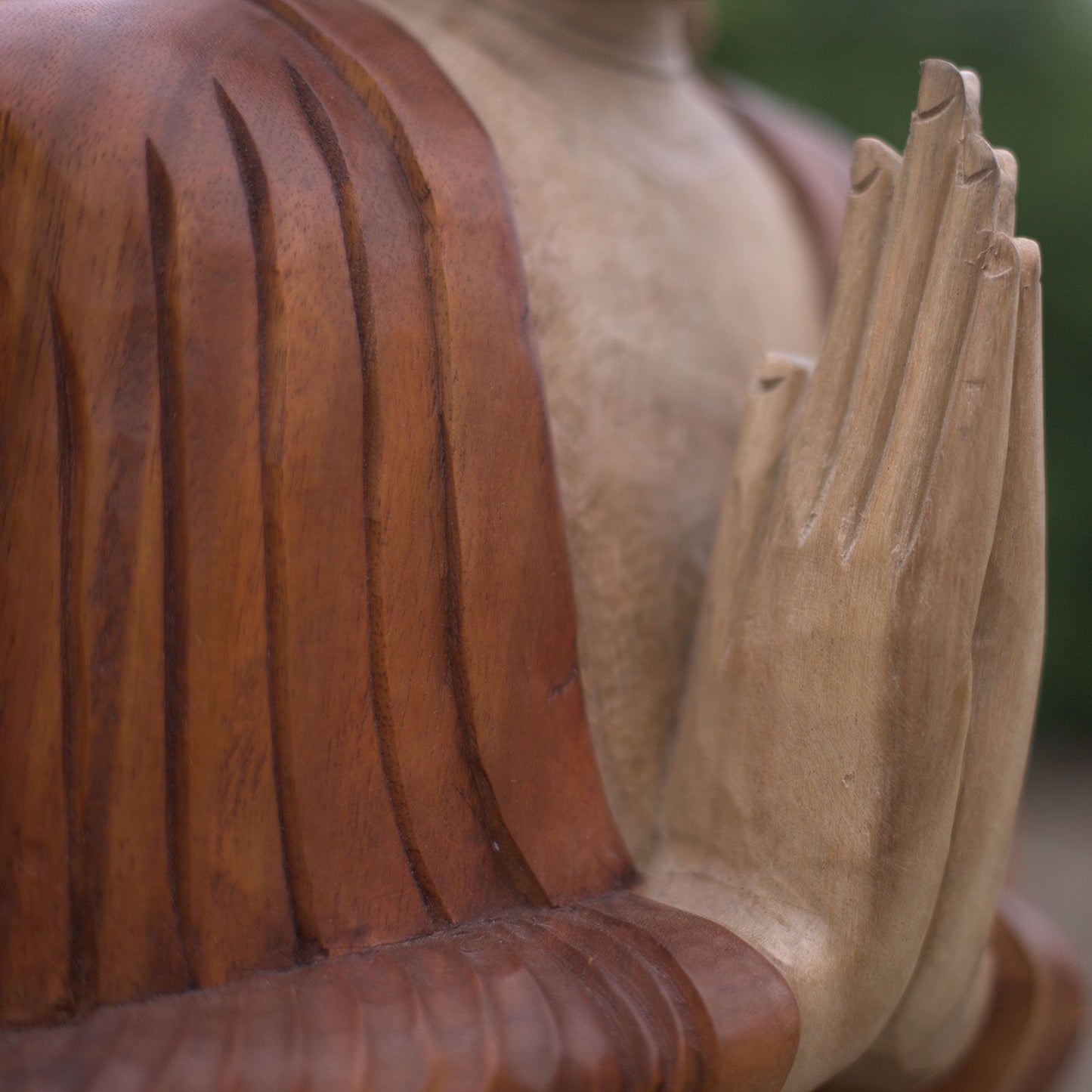 Hand Carved 60cm Welcome Buddha Statue