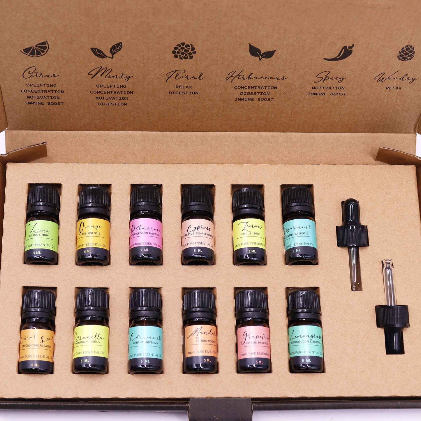 Aromatherapy Summer Essential Oil Gift Set