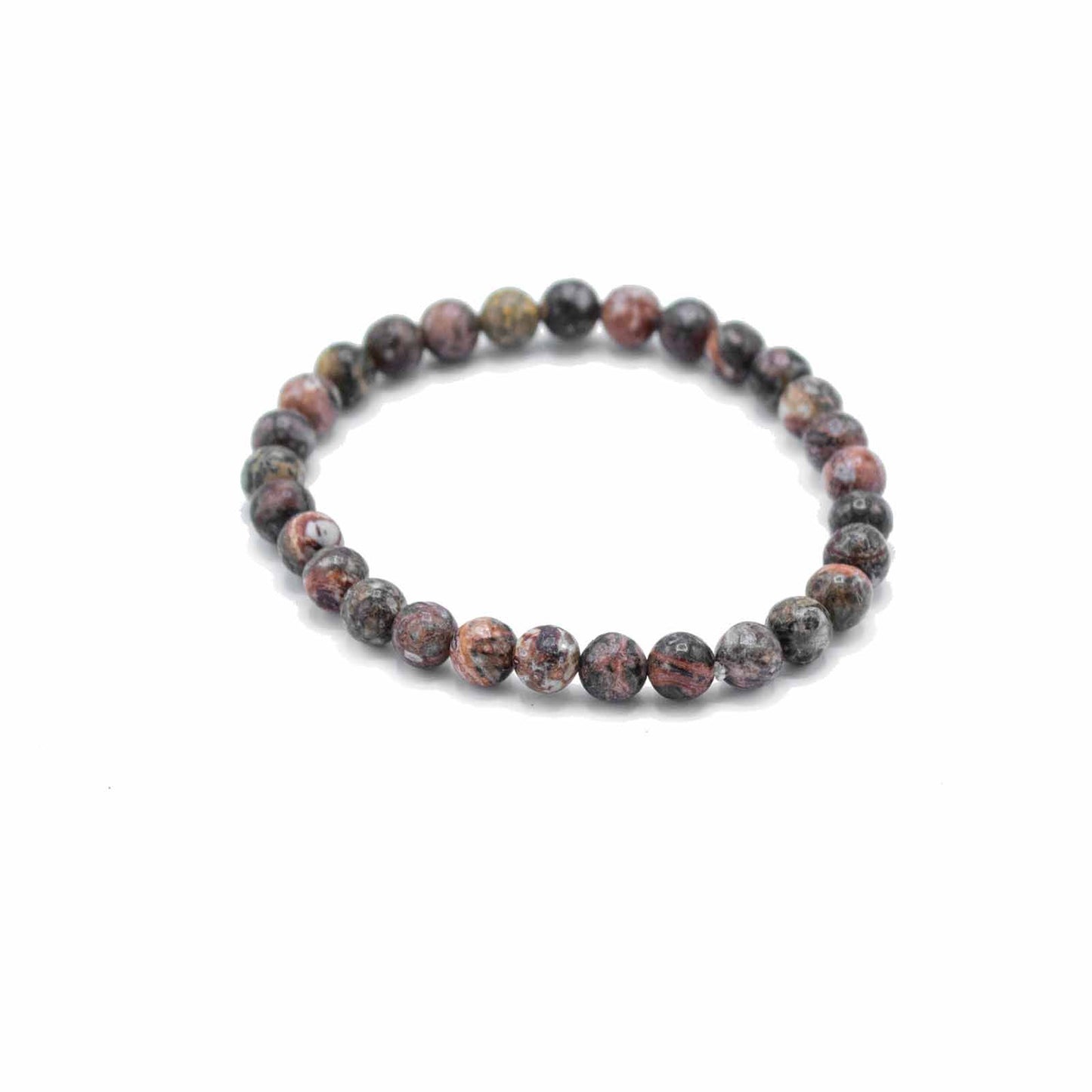 Leopard Skin Jasper Courage Manifestation Gemstone Bracelet