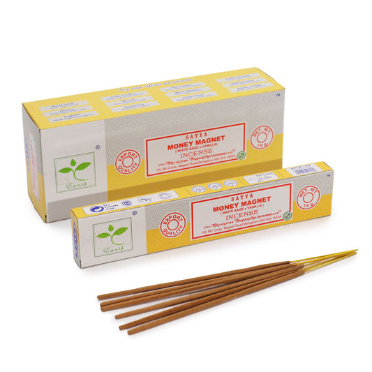 Premium Satya Incense 15gm - Money Magnet (White Sage & Vanilla)