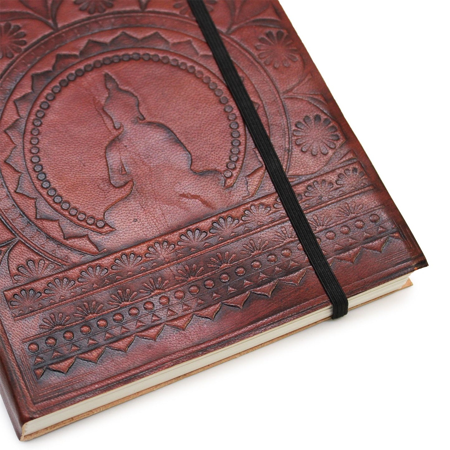 Medium Journal with strap - Tibetan Mandala