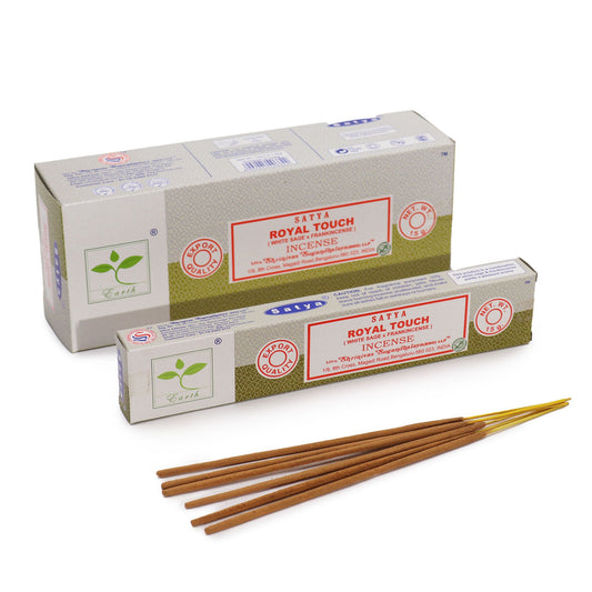 Premium Satya Incense 15gm - Royal Touch (White Sage & Frankincense)