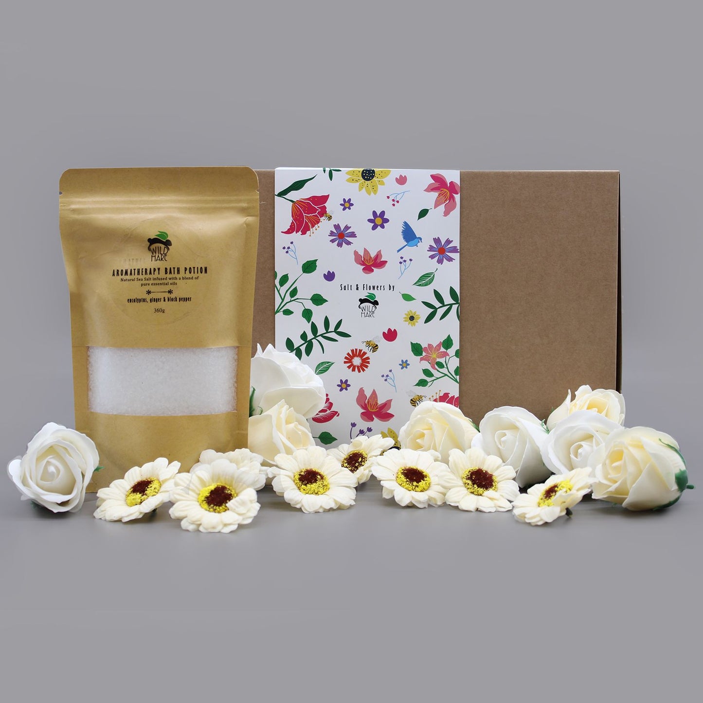 Salt & Flowers Bath Set - Cold & Flu