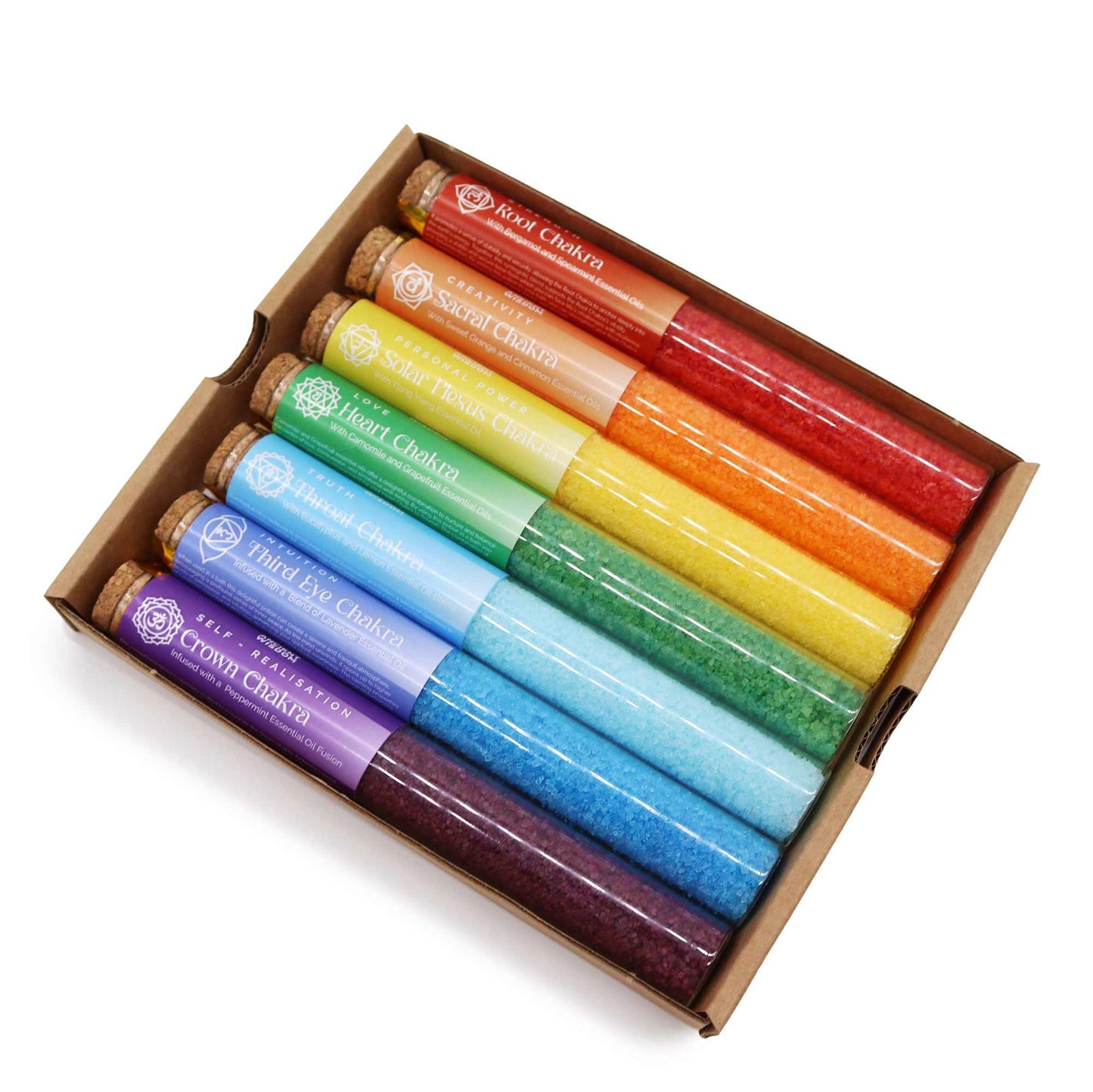 Chakra Bath Salt Vials Collection