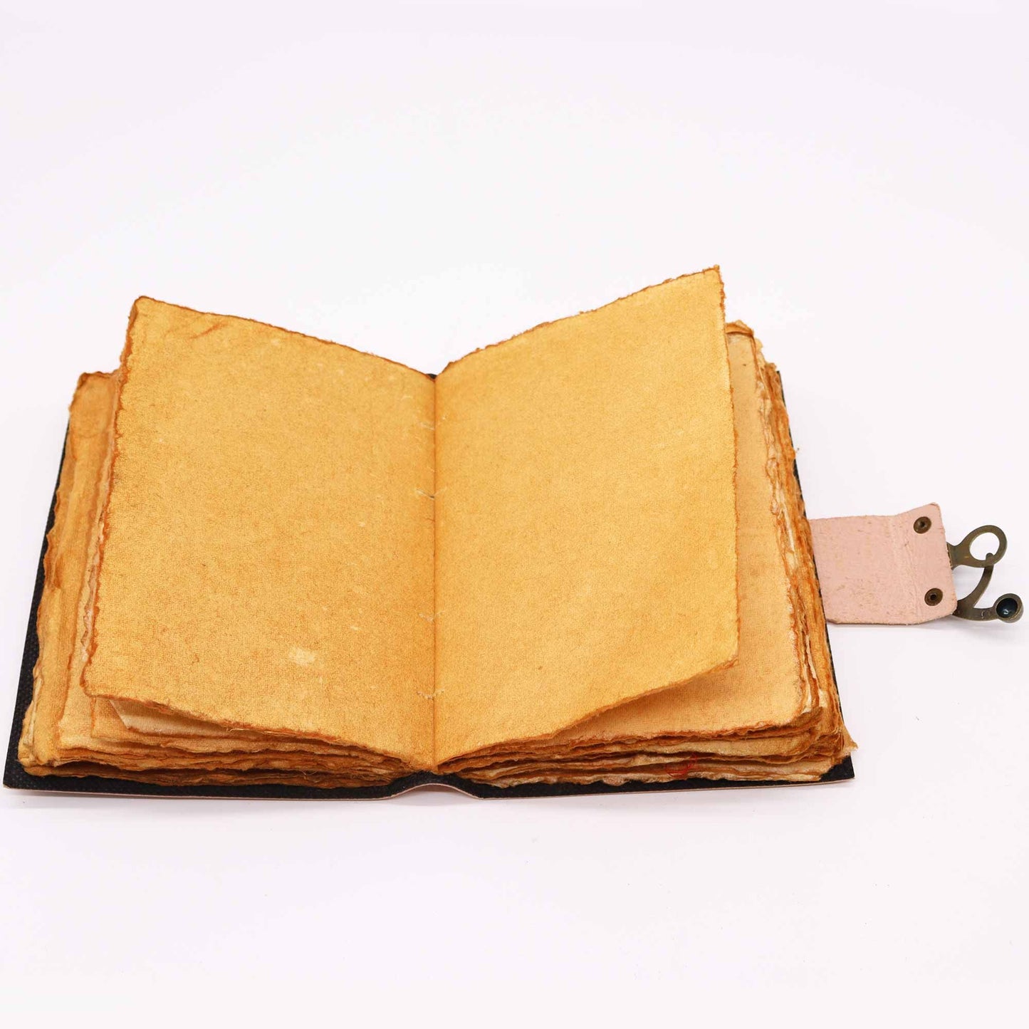 Leather Seven Chakra Colours Tea Stained Journal