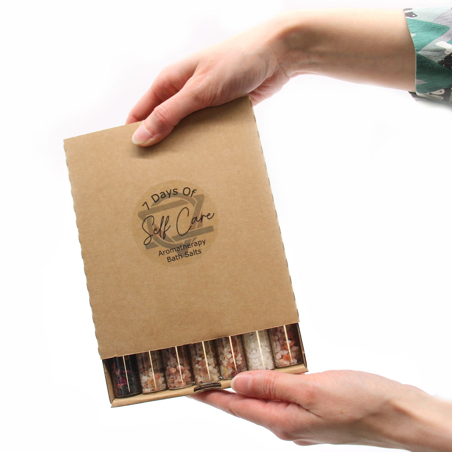 Gift Pack of 7 Self-care Bath Salts Vials