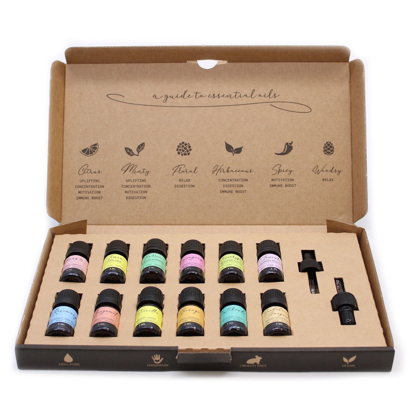 Aromatherapy Top 12 Essential Oil Gift Set