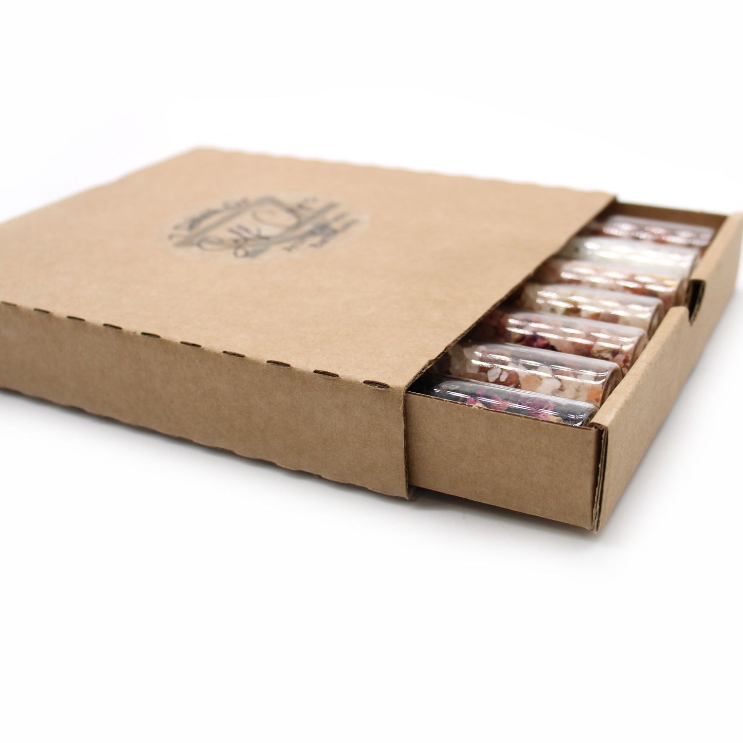 Gift Pack of 7 Self-care Bath Salts Vials