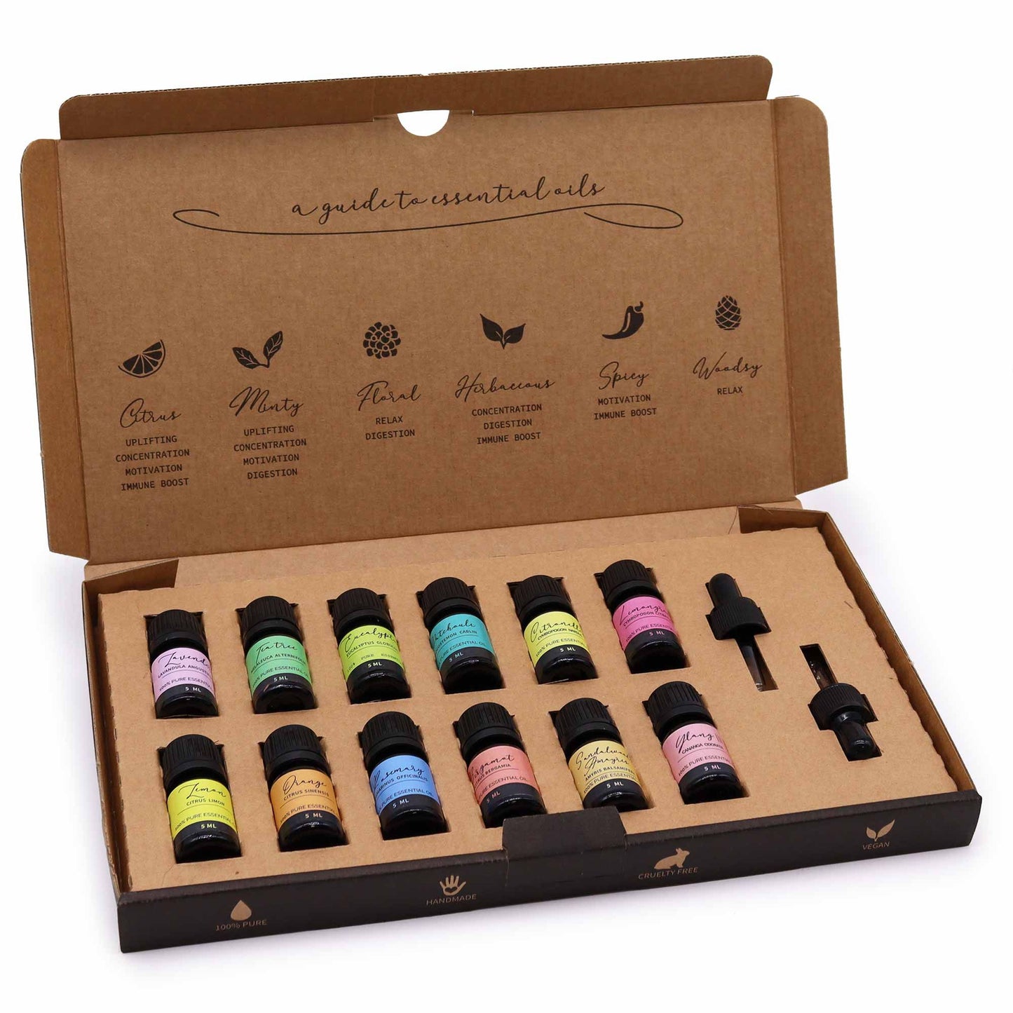 Aromatherapy Top 12 Essential Oil Gift Set