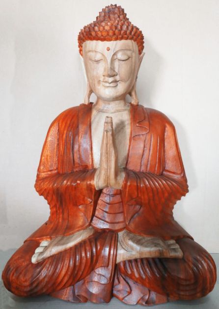 Hand Carved 60cm Welcome Buddha Statue