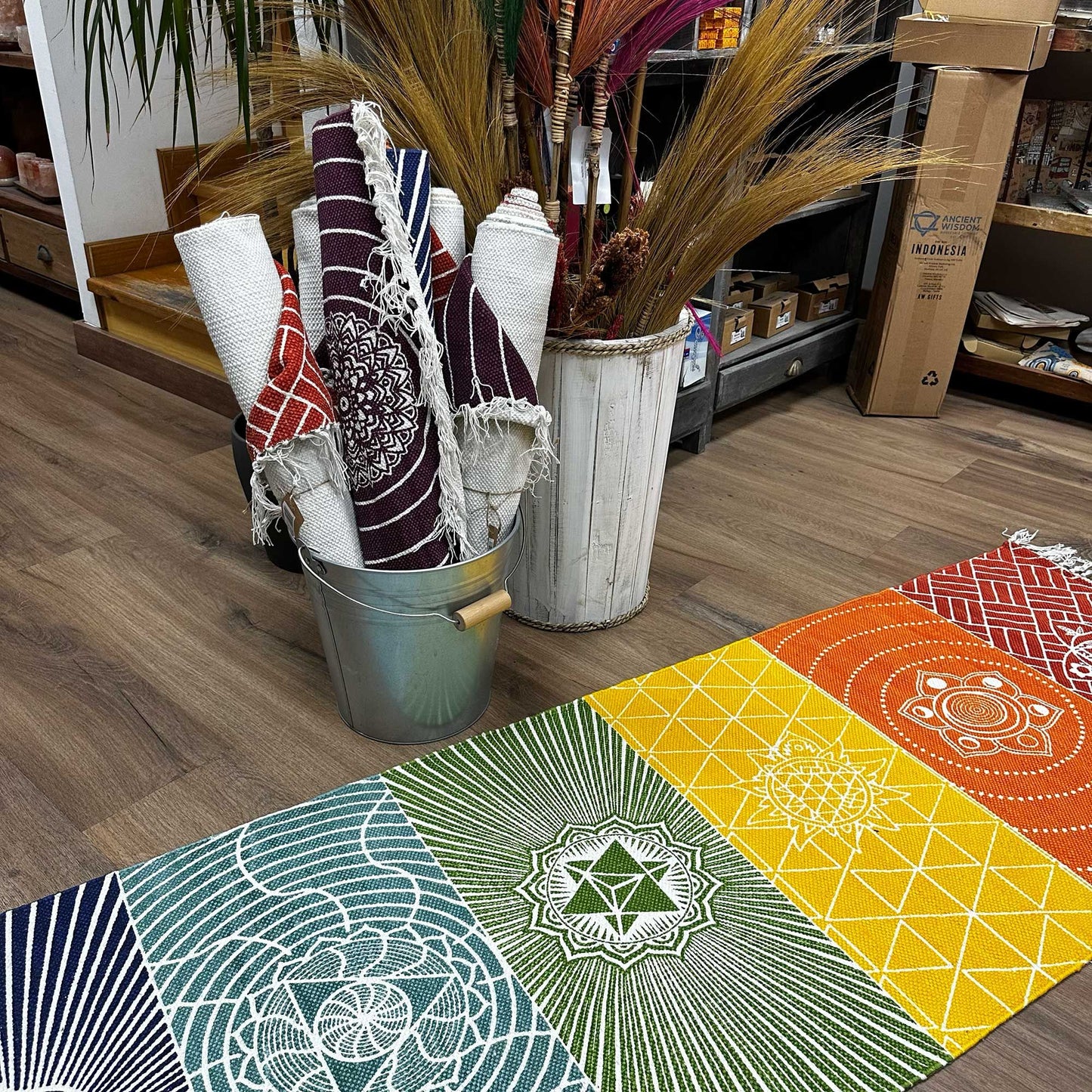 7 Chakras Yoga Rug - 60x200cm