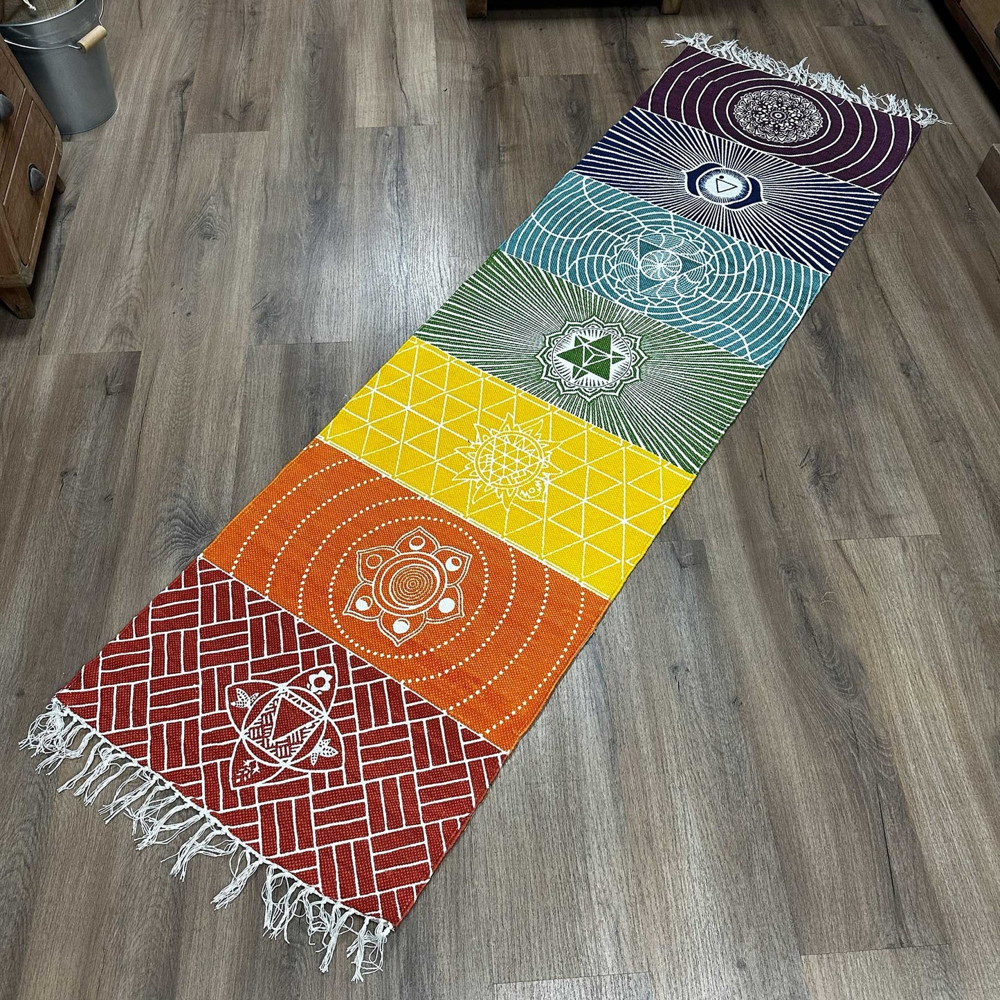 7 Chakras Yoga Rug - 60x200cm