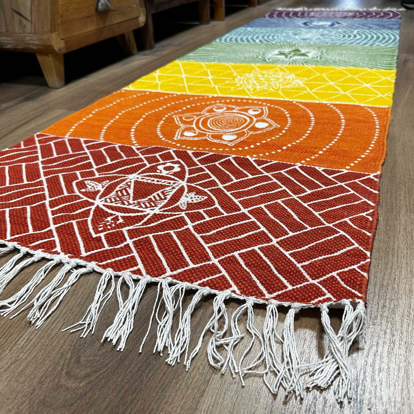 7 Chakras Yoga Rug - 60x200cm