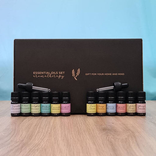 Aromatherapy Top 12 Essential Oil Gift Set