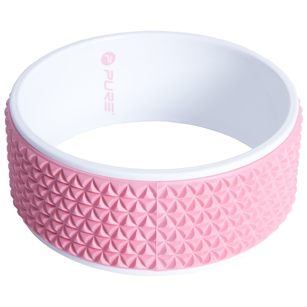 Pure2Improve Yoga Wheel 34 cm Pink and White