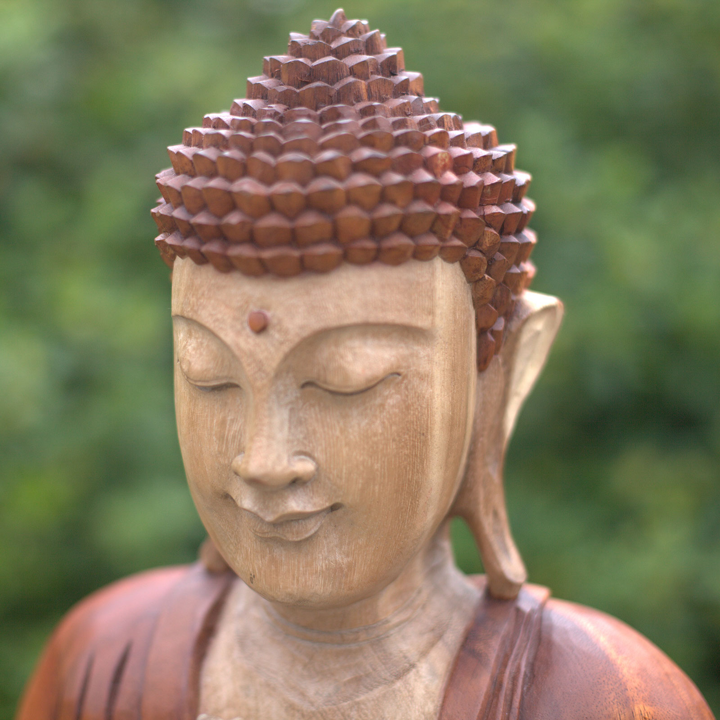 Hand Carved Buddha Statue - 60cm Welcome