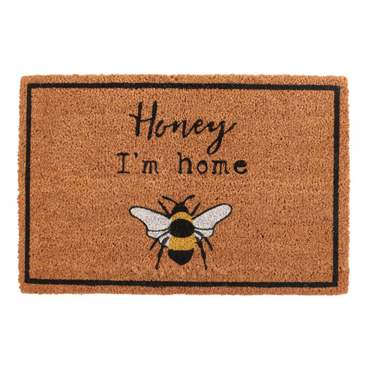 Natural Honey I?m Home Bee Doormat