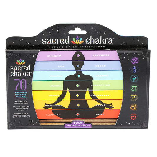 Sacred Chakra Incense Stick Gift Pack