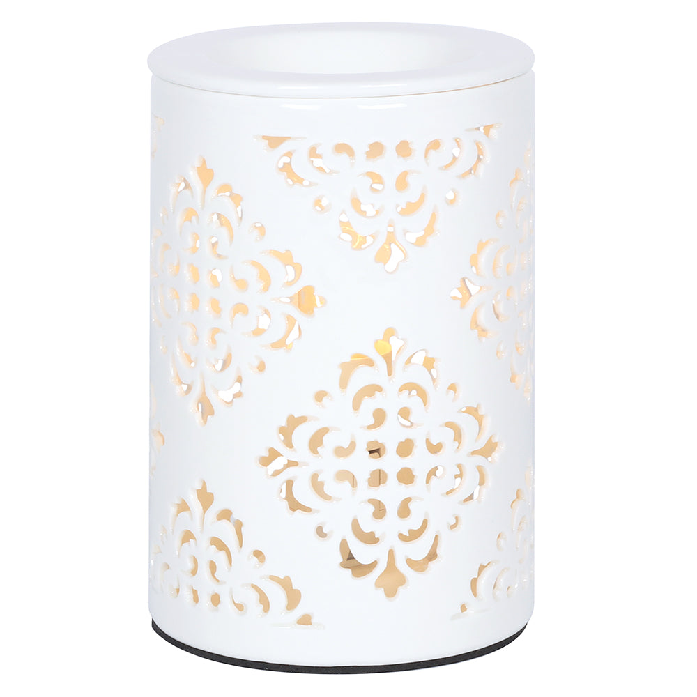 Damask Cut Out Electric Oil Burner