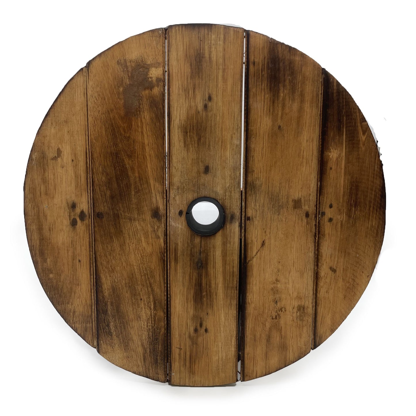 Parasol Base & Beer Barrel Table – Natural Wood 60 x 48.5 cm