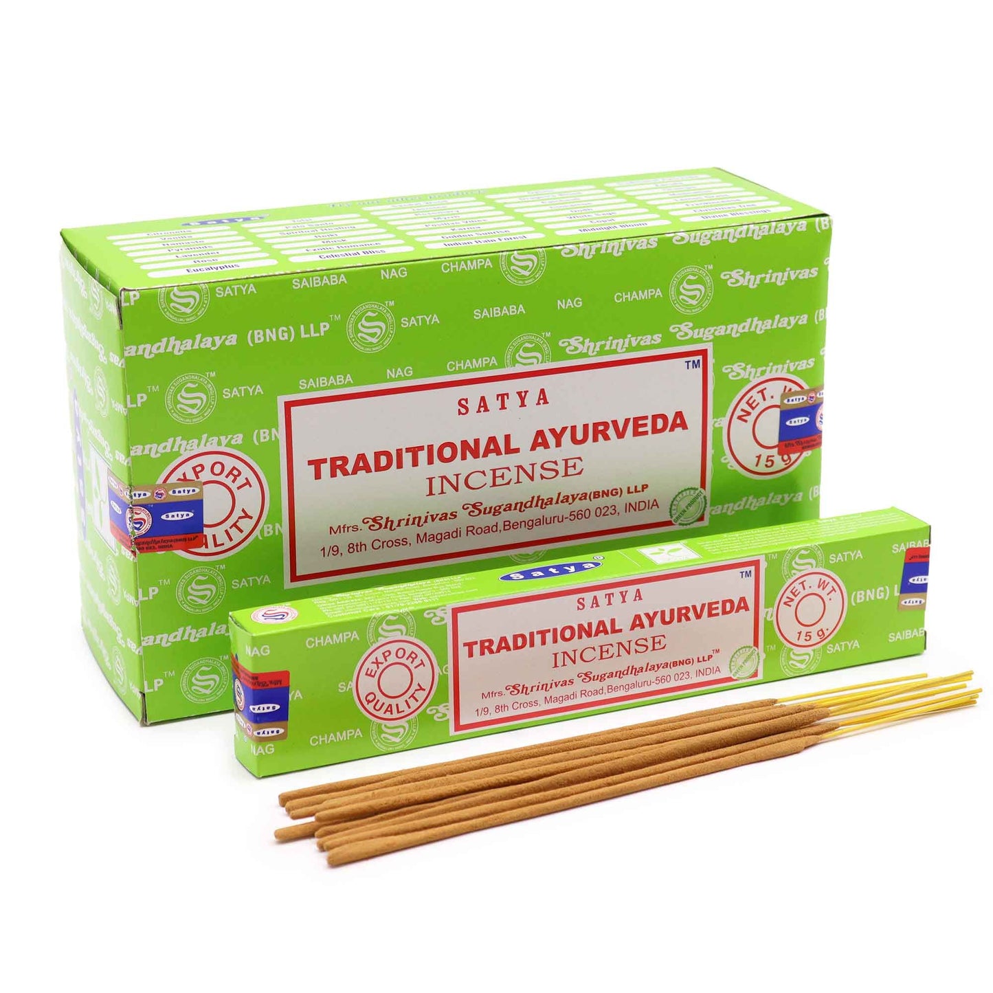 Satya Incense 15gm - Traditional Ayurveda