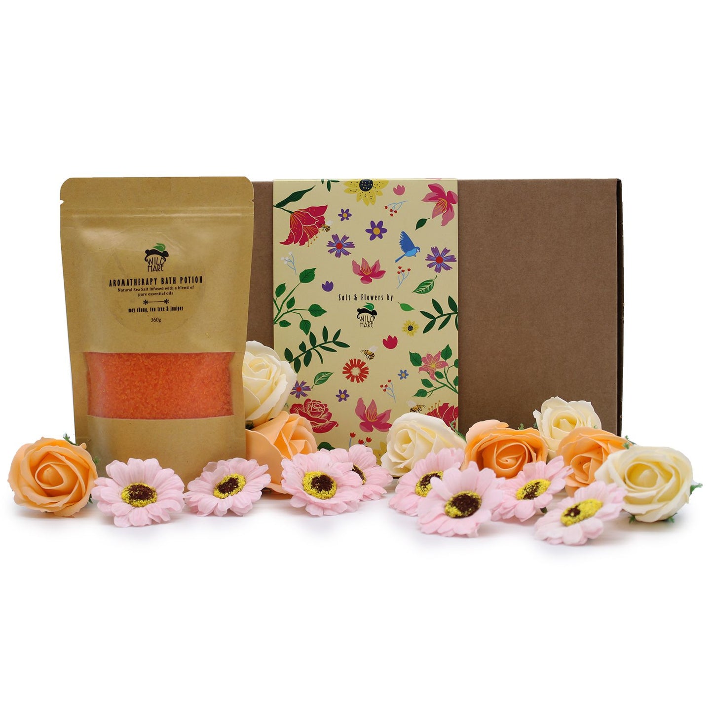 Salt & Flowers Bath Set - Total Detox
