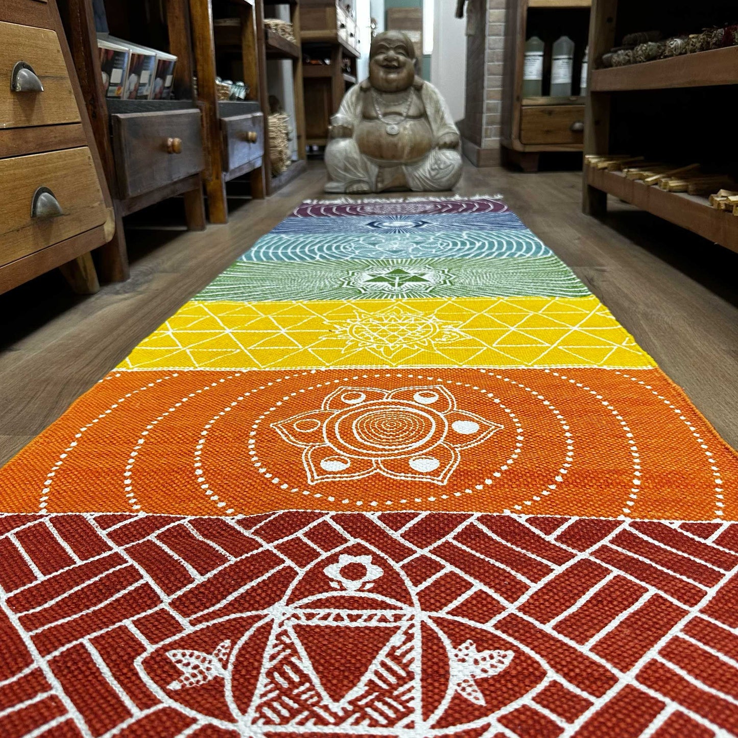 7 Chakras Yoga Rug - 60x200cm