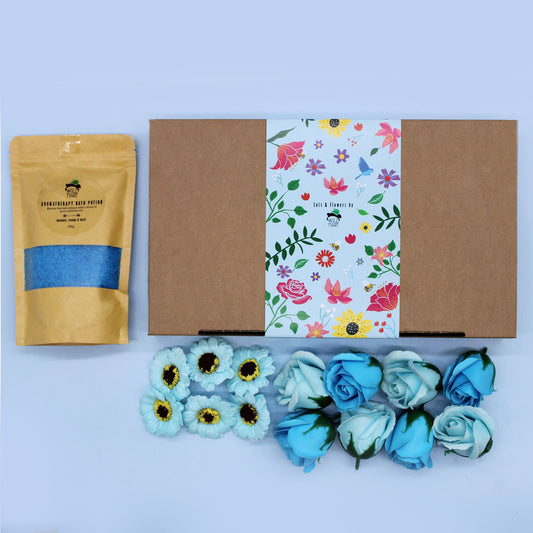 Salt & Flowers Bath Set - Total Unwind