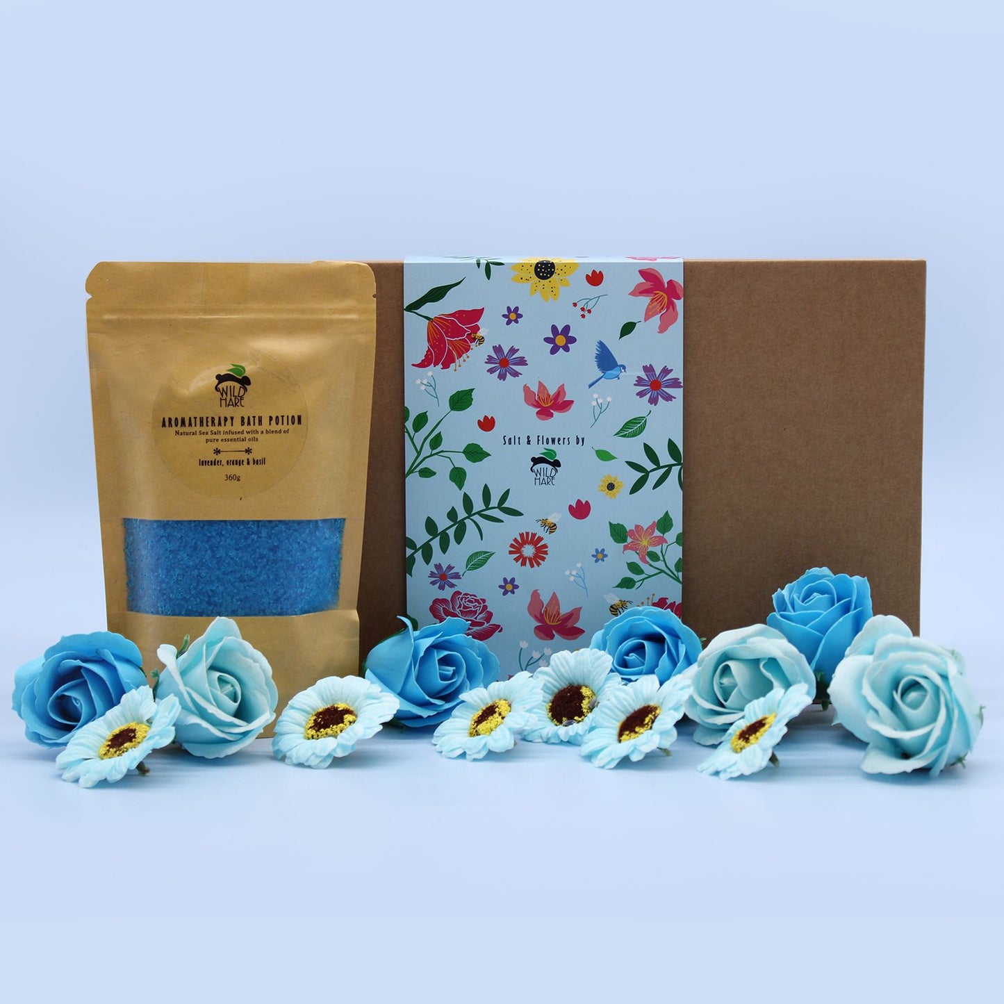Salt & Flowers Bath Set - Total Unwind