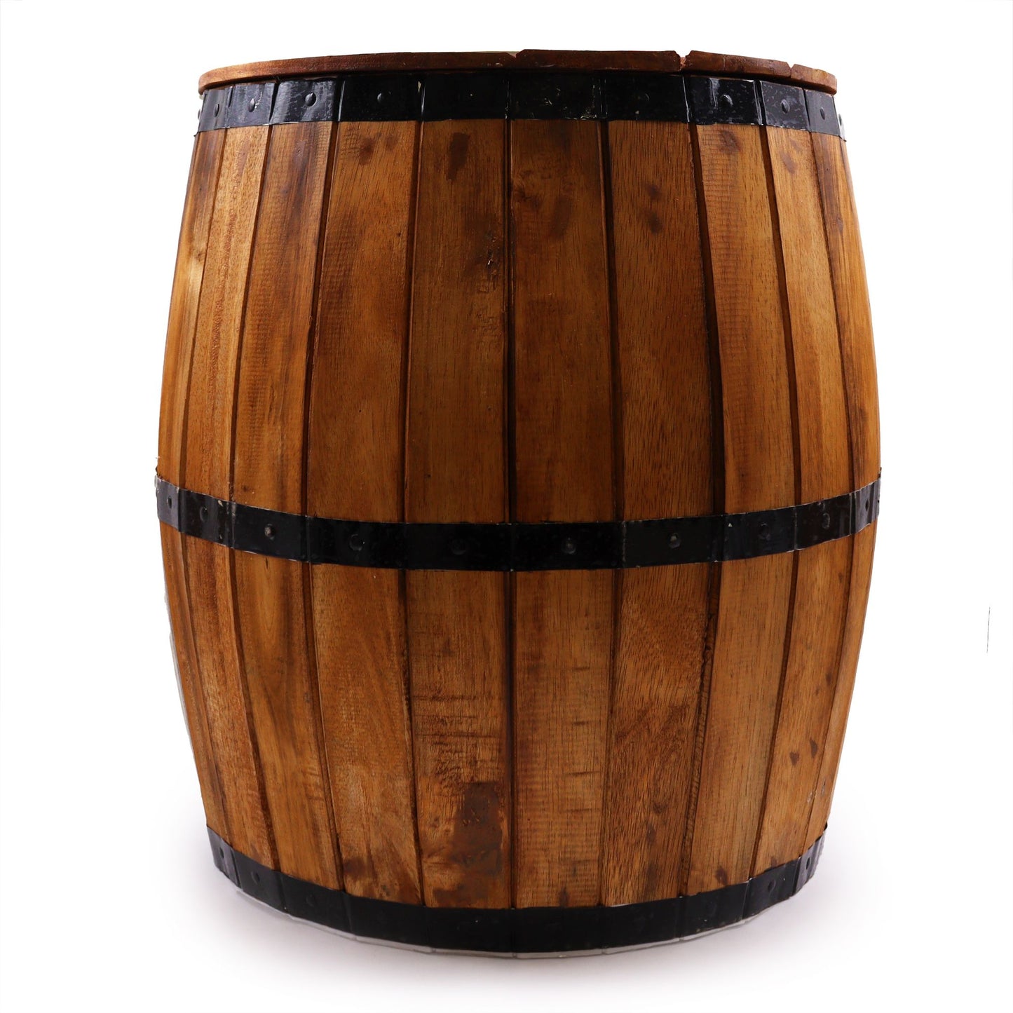 Parasol Base & Beer Barrel Table – Natural Wood 60 x 48.5 cm