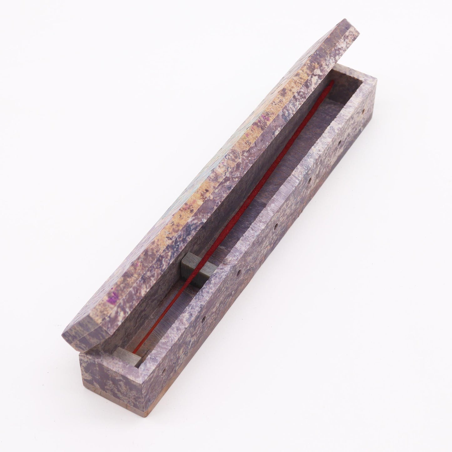 Soapstone Incense Holder - Chakra Edition
