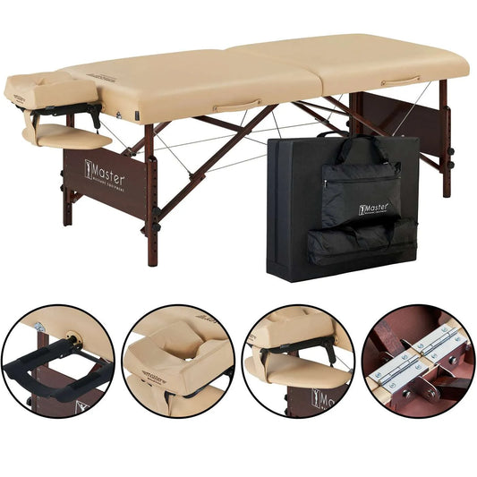 76cm Wide Luxury Portable Massage Table with Bag