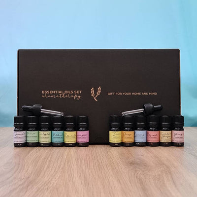 Aromatherapy Top 12 Essential Oil Gift Set